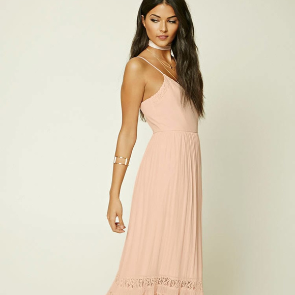 Forever 21 Dresses & Skirts - Forever21 Cream Maxi Dress
